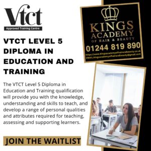 VTCT Level 5 Diploma AET Kings Academy in North Wales