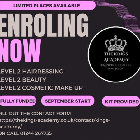 Fully Funded Hair and Beauty Courses North Wales